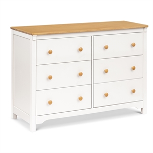 DaVinci Shea 6-Drawer Dresser in Off White