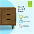 DaVinci Marley 6-Drawer Double Dresser in Brown