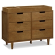 DaVinci Marley 6-Drawer Double Dresser in Brown
