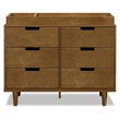 DaVinci Marley 6-Drawer Double Dresser in Brown