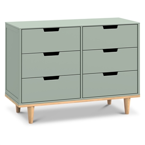 DaVinci Marley 6-Drawer Double Dresser in Green