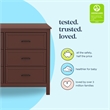 DaVinci Charlie 6-Drawer Double Dresser in Red Oak
