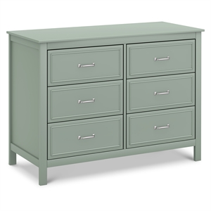 DaVinci Charlie 6-Drawer Double Dresser in Little Sage