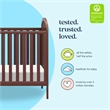 DaVinci Beau 3-in-1 Convertible Crib in Red Oak