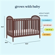 DaVinci Beau 3-in-1 Convertible Crib in Red Oak