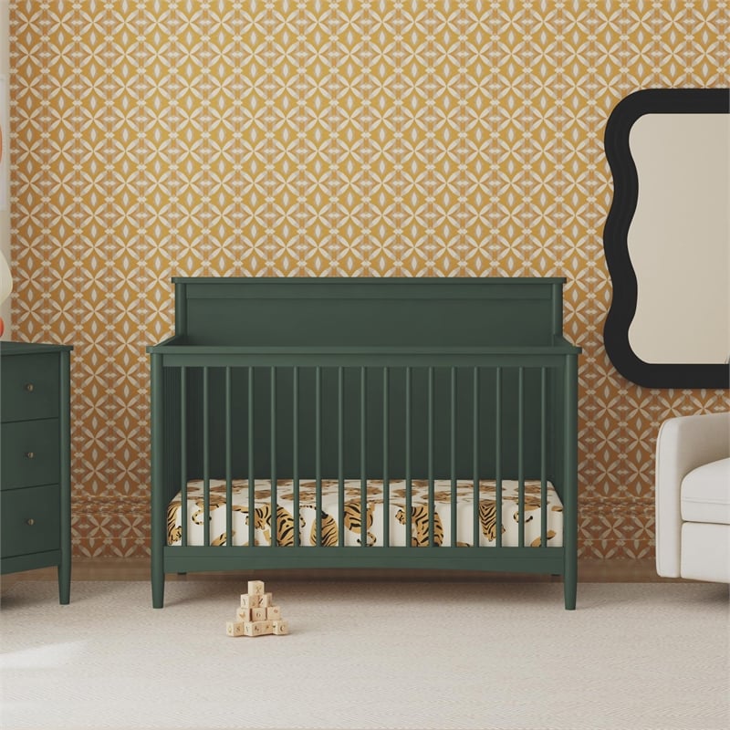DaVinci Frem 4-in-1 Convertible Crib in Green