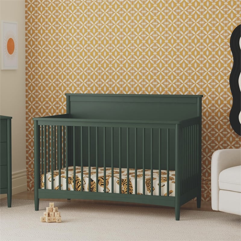 DaVinci Frem 4-in-1 Convertible Crib in Green