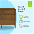 DaVinci Frem 6-Drawer Dresser in Brown
