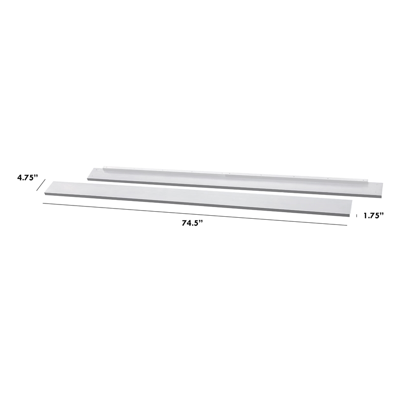 DaVinci Full Size Bed Rail Kit For Jayden and Jacob Cribs in White