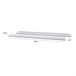 DaVinci Full Size Bed Rail Kit For Jayden and Jacob Cribs in White