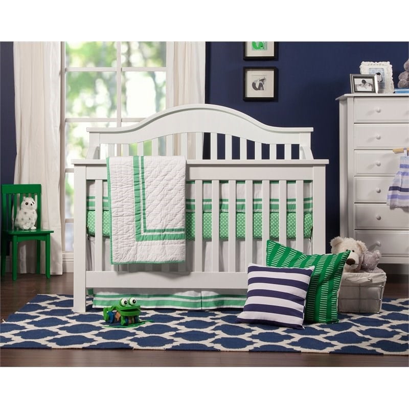 DaVinci Jayden 4-in-1 Convertible Wood Crib in White