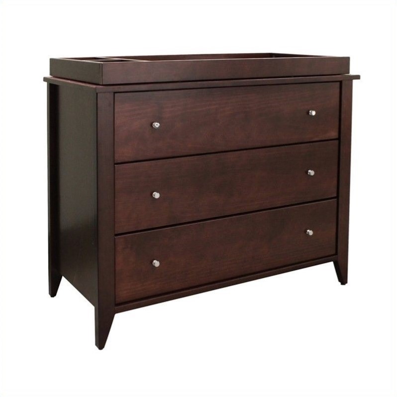 DaVinci Highland 3 Drawer Changer Dresser in Espresso - M3623Q