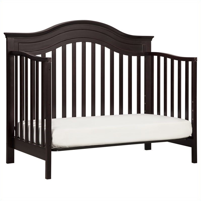 Davinci Brook 4 In 1 Convertible Crib 3 Piece Set In Dark Java