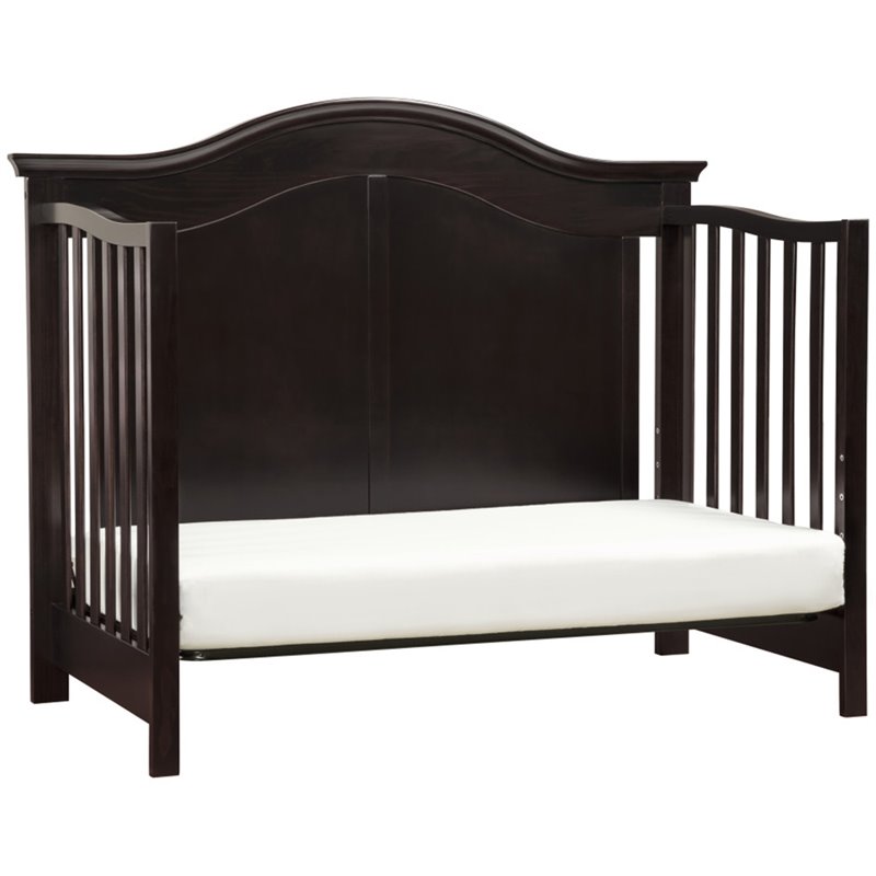 Davinci Meadow 4 In 1 Convertible Crib With Toddler Rail In Dark