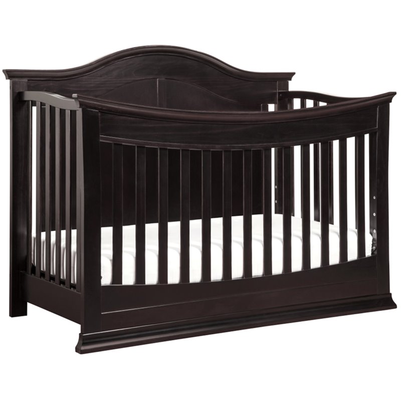 Davinci Meadow 4 In 1 Convertible Crib With Toddler Rail In Dark