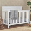 DaVinci Autumn Contemporary Pine Wood and MDF 4-in-1 Convertible Crib in White