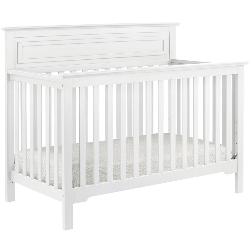 Autumn Convertible Crib in White | BushFurnitureCollection.com