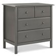 DaVinci Autumn 4-Drawers Pine Wood Baby Dresser in Slate