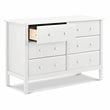 DaVinci Jayden 6-Drawer Double Wide Dresser in White