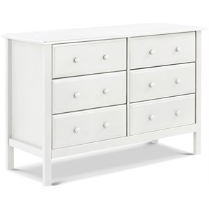 DaVinci Jayden 6-Drawer Double Wide Dresser in White