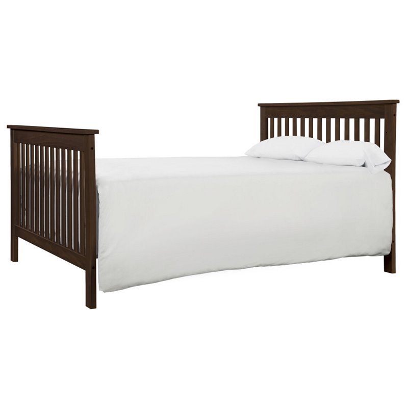 Piedmont 4in1 Convertible Crib with Toddler Bed Conversion Kit in Espresso M1921Q