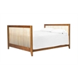 DaVinci Hidden Hardware Wood Twin-Full Size Bed Conversion Kit in Chestnut