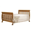 DaVinci Full Twin Size Bed Conversion Kit in Chestnut