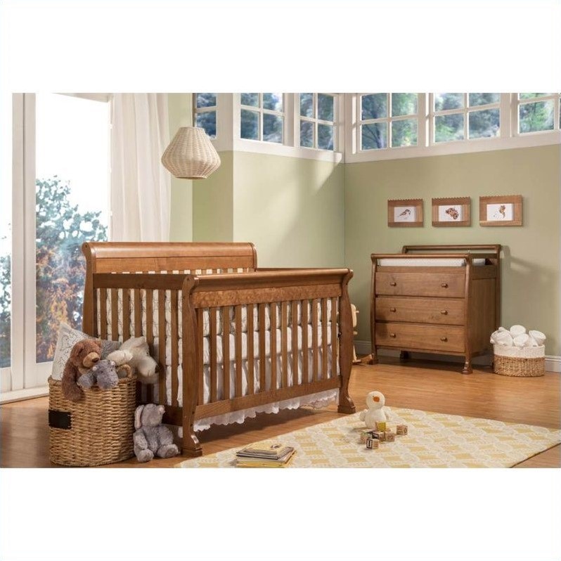 DaVinci Kalani 4in1 Convertible Baby Crib with Toddler Rail in