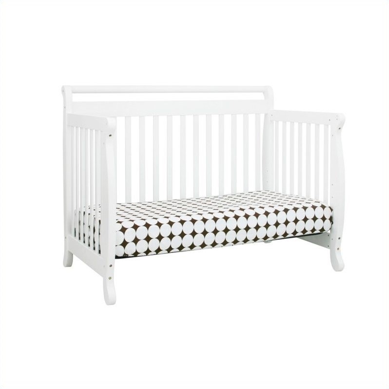 Davinci Emily 4 In 1 Convertible Crib In White With Crib Davinci Emily 4 In 1 Convertible Crib White