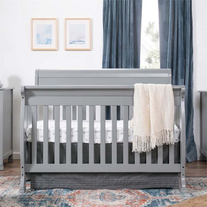 DaVinci Kalani 4-In-1 Convertible Crib in Gray - M5501G