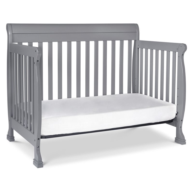 Davinci Kalani 4 In 1 Convertible Crib In Gray M5501g