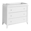 Babyletto Sprout 3 Drawer Wooden Dresser with Removable Changing Tray in White