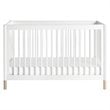 Gelato 4-in-1 Convertible Crib with Toddler Bed Conversion Kit in White