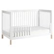 Gelato 4-in-1 Convertible Crib with Toddler Bed Conversion Kit in White