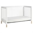 Gelato 4-in-1 Convertible Crib with Toddler Bed Conversion Kit in White
