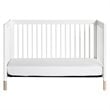 Gelato 4-in-1 Convertible Crib with Toddler Bed Conversion Kit in White