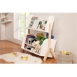 Babyletto Tally 2 Shelf Wood Bookcase in White and Washed Natural