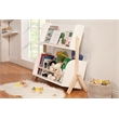 Babyletto Tally 2 Shelf Wood Bookcase in White and Washed Natural