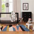 Babyletto Lolly 3 Drawer Changer Dresser in Black and Washed Natural