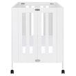 Babyletto Maki Full Portable Crib with Toddler Bed Conversion Kit in White