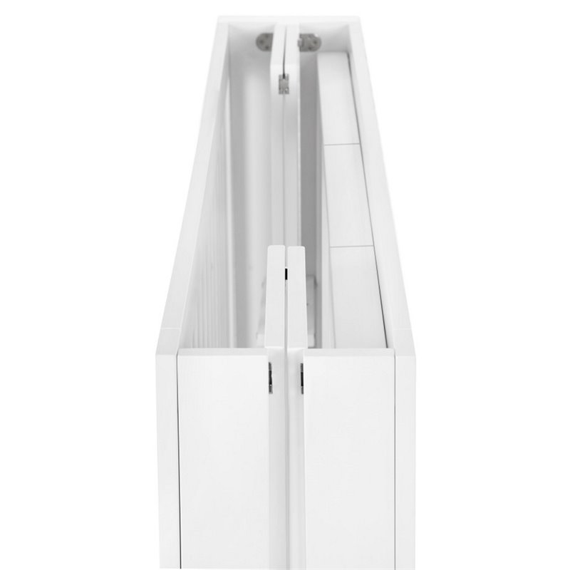 Babyletto Maki Full Portable Crib with Toddler Bed Conversion Kit in White