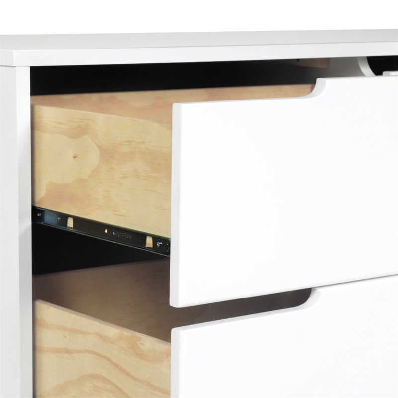 Babyletto Hudson 6 Drawer Double Dresser in White