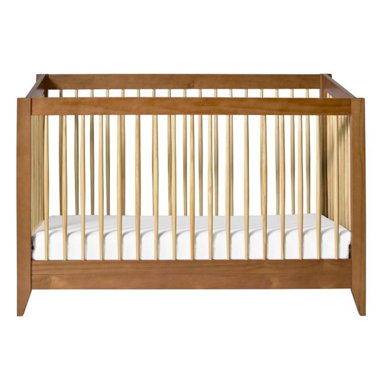 Sprout 4-in-1 Convertible Crib & Toddler Bed Conversion Kit Chestnut/Natural