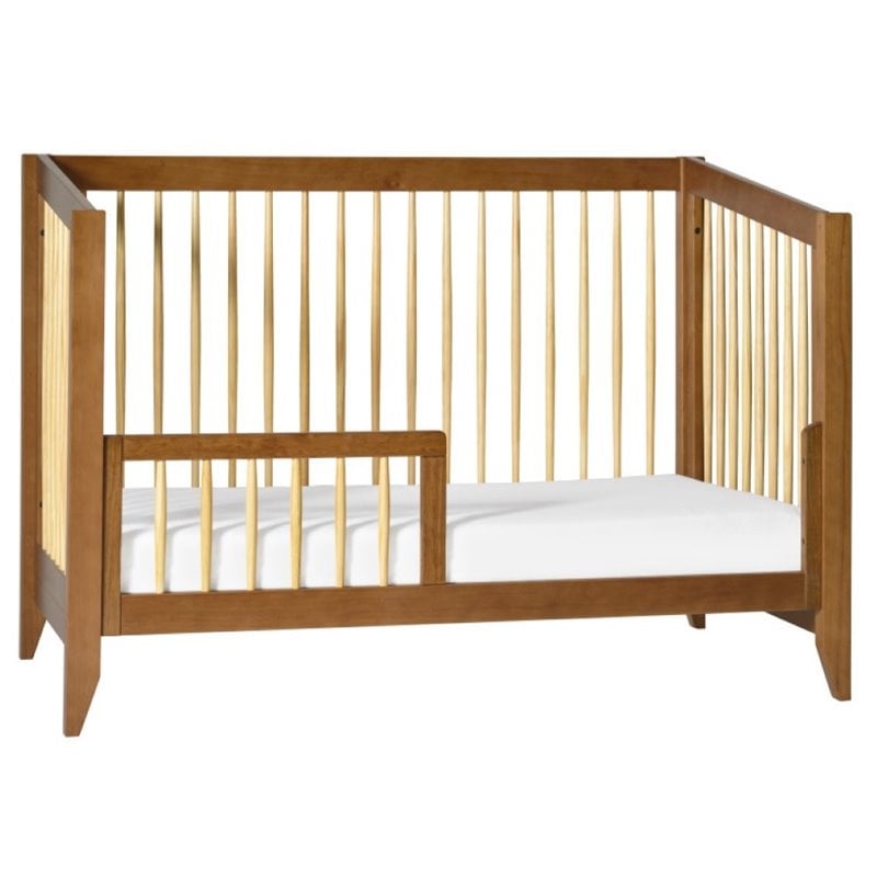 Sprout 4-in-1 Convertible Crib & Toddler Bed Conversion Kit Chestnut/Natural