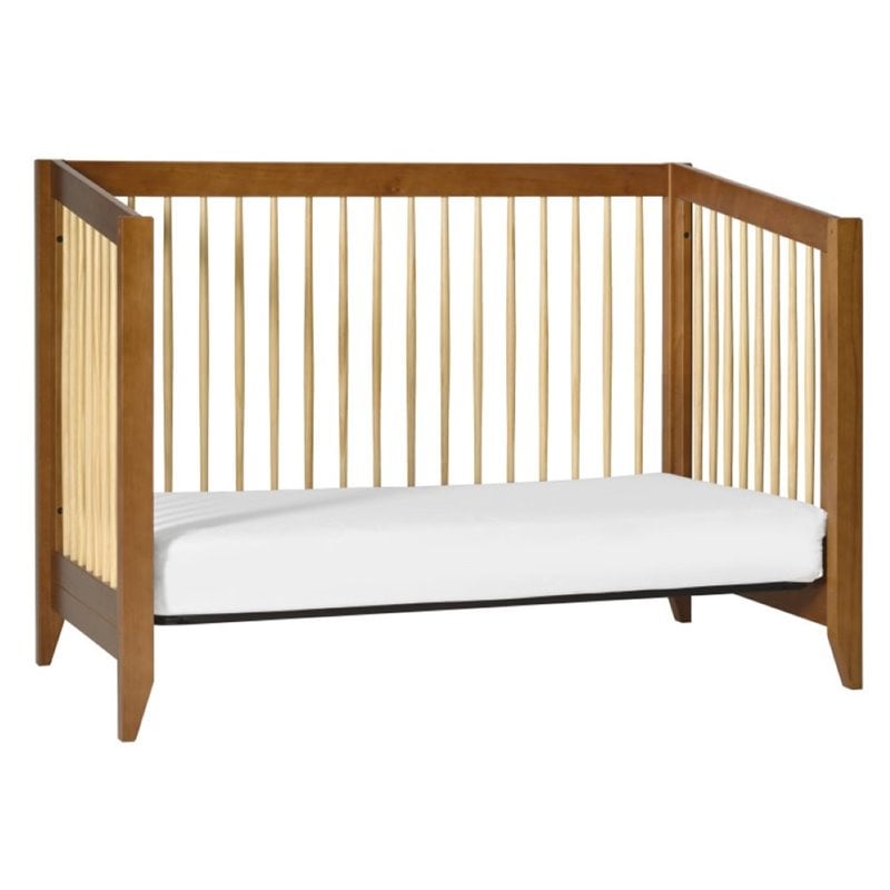 Sprout 4-in-1 Convertible Crib & Toddler Bed Conversion Kit Chestnut/Natural