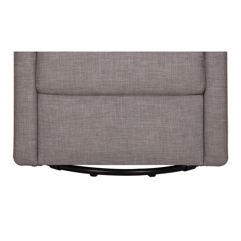 toco swivel glider and ottoman white