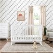 Scoot 3 in 1 Convertible Crib with Toddler Bed Conversion Kit in White
