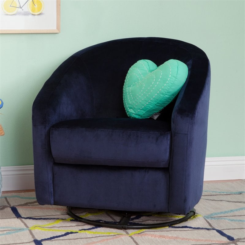 navy swivel glider