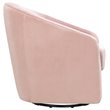 Babyletto Madison Luxurious Velvet Upholstered Swivel Glider in Blush Pink