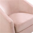 Babyletto Madison Luxurious Velvet Upholstered Swivel Glider in Blush Pink